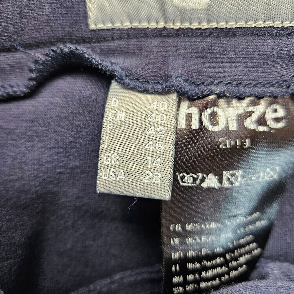 Horze Breeches Women Size 28 Navy Blue Horse Riding Equestrian Pants‎ - Picture 7 of 10